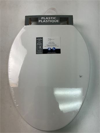 Siège de toilette Mainstays fermeture lente avec fixations rapides