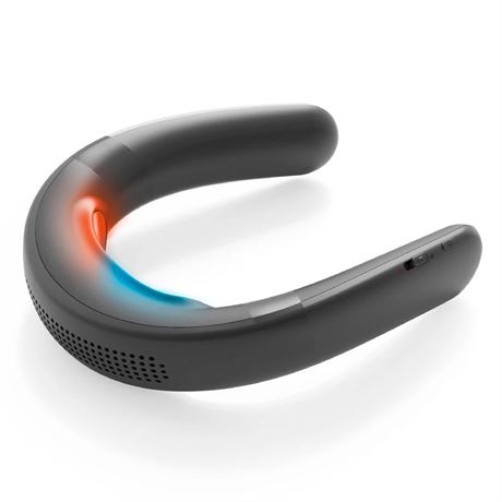 Dispositif chauffant/refroidissant pour le cou Sharper Image noir