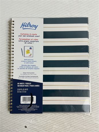 Cahier ligné Hilroy 160 pages (80 feuilles)