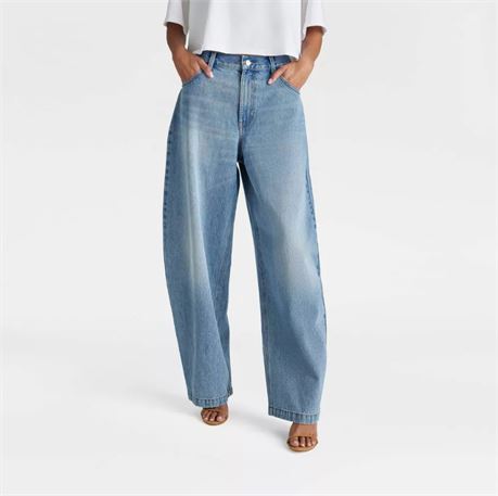 Jeans KBB by Kahlana taille 14 jambe barrel taille moyenne