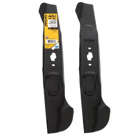 Ens. lames haute levée Cub Cadet pour tondeuses 46 po