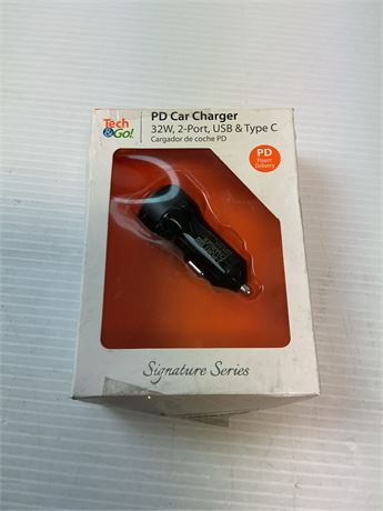 Chargeur auto 32 W USB et USB-C 2 ports