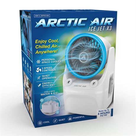 Climatiseur/refroidisseur portable Arctic Air Ice Jet X3 150 pi² 3 vit.