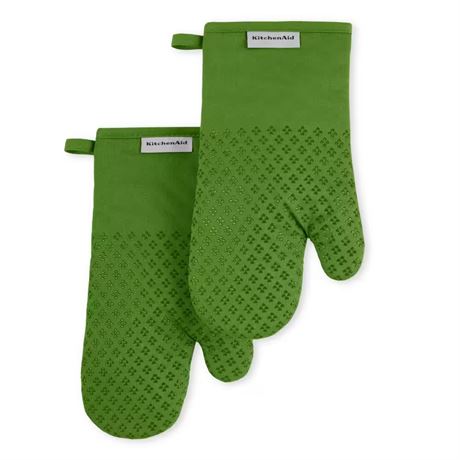 Gants de cuisine silicone vert matcha Asteroid lot de 2