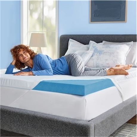 Surmatelas Queen Serta Soothing Cool Gel 3 po mousse mémoire hypoallerg.