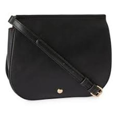 Sac bandoulière en cuir véritable format compact
