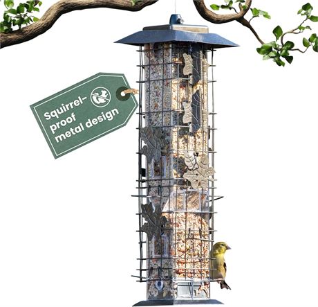 Mangeoire oiseaux Perky-Pet 336-1SR Squirrel-Be-Gone anti-écureuil 2 lb