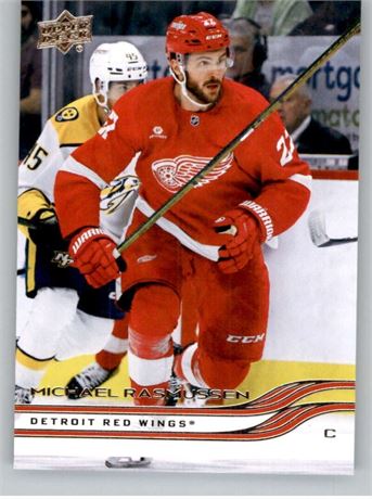 Carte de hockey Upper Deck 2025-26 Michael Rasmussen Red Wings #59