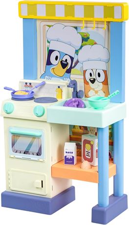Cuisinette Bluey enfants 4-8 ans, 3 pi h cuisinière factice