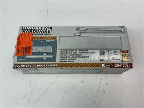 PIÈCE MANQUANTE - Ferme-porte commercial aluminium robuste
