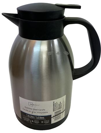 Carafe en acier inoxydable Mainstays 1,6 L