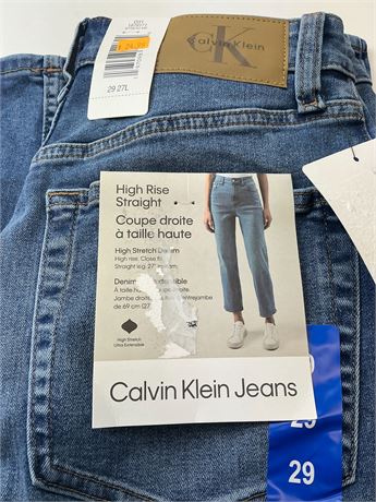 Jean Calvin Klein femme 29x27 coupe droite
