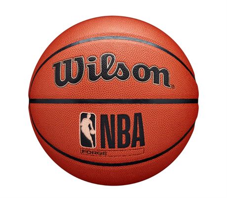 Ballon de basket Wilson NBA Forge S6 - Marron : Taille 6