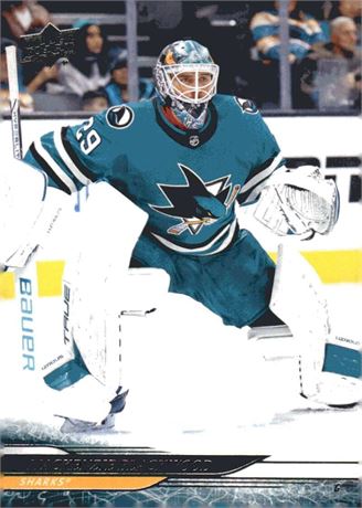 Carte 2024-25 Upper Deck Series 1 #146 Mackenzie Blackwood San Jose
