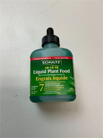 Engrais liquide universel Schultz 10-15-10 4 oz