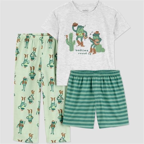 Carter's Just One You tout-petits garçons 3 pcs pyjama grenouilles 3T