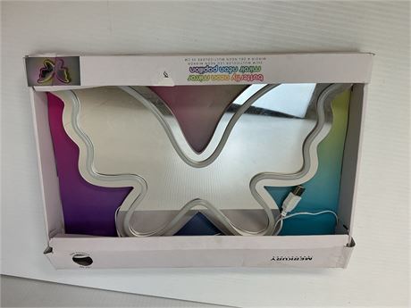 Miroir néon papillon Merkury