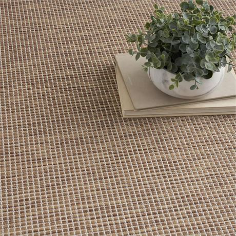 Tapis int/ext Nourison Positano naturel 5 x 7 pi