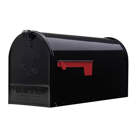 Boîte aux lettres acier noir Elite grande