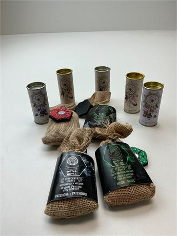 Ensemble d’huiles parfumées