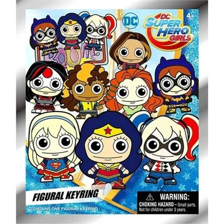 Porte-clés figurine 3D DC Super Hero Girl