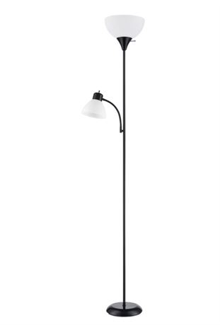 Lampadaire Mainstays avec liseuse 3 intensités 72 po