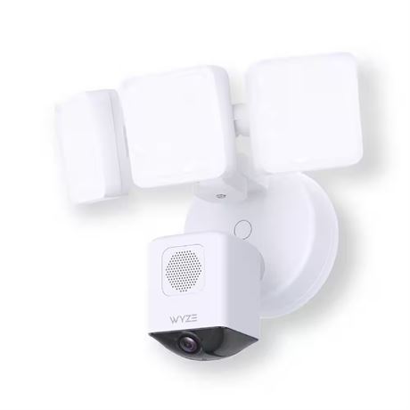 Projecteur extérieur Wi-Fi filaire avec caméra 2K