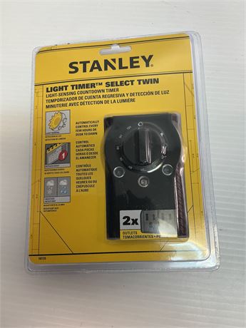 Minuterie avec détection de la lumière STANLEY