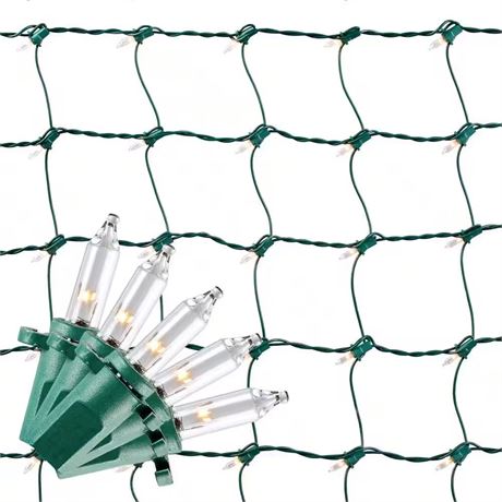 Filet lumineux 48 x 72 po avec 150 mini lumières claires