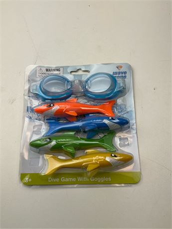 Jeu de plongée avec lunettes