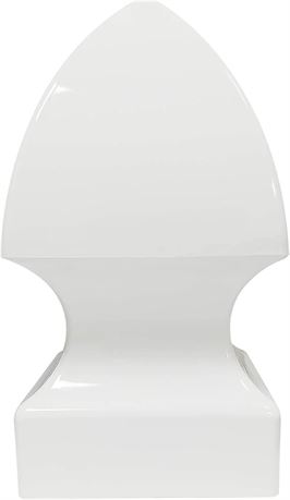 Capuchon poteau clôture vinyle 4 x 4 po blanc
