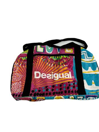Sac de sport gym voyage Desigual coloré personnalisé
