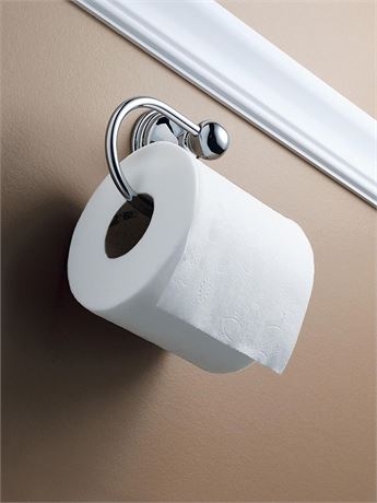 Support de papier toilette chrome – montage mural