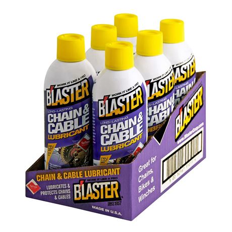 Lubrifiant chaîne et câble 11 oz – paquet de 6