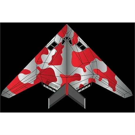 Cerf-volant avion FlyingAces Stealth avec poignée