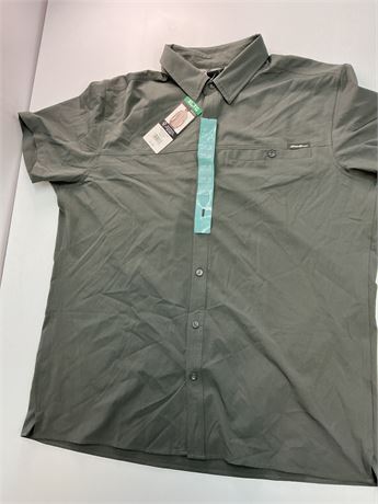 Chemise grise Eddie Bauer homme XL