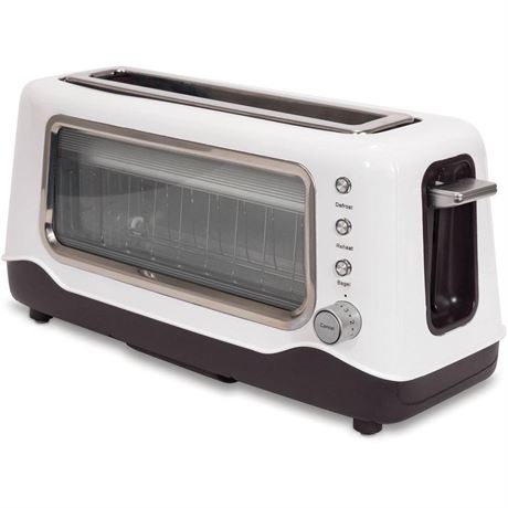 Grille-pain à convection 2 tranches blanc