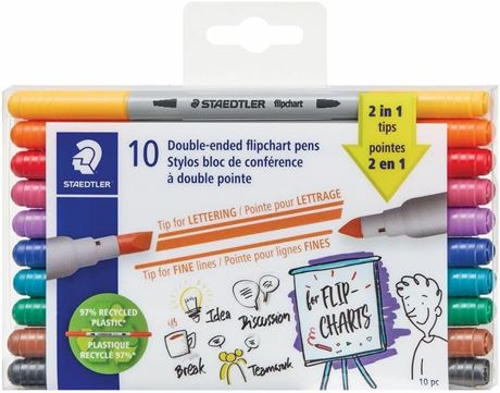 Marqueur effaçable Staedtler double pointe