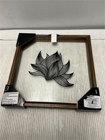 Cadre lotus 10 x 10 po décoratif