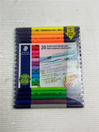 Surligneurs Staedtler double pointe