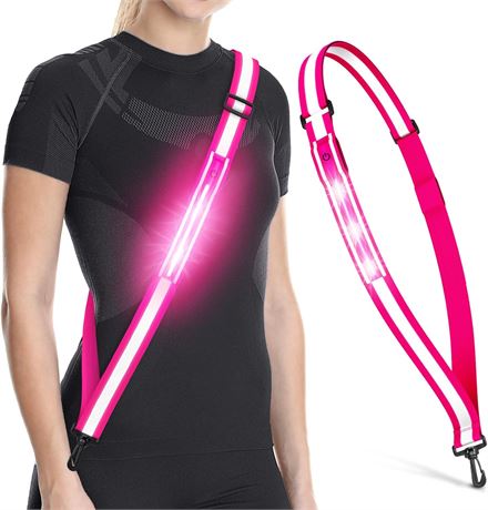 Ceinture réfléchissante DEL sécurité nuit
