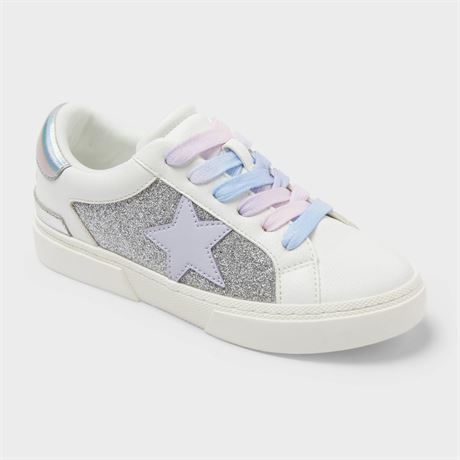 Espadrilles Kaitlyn Art Class enfants argent 5 lacets