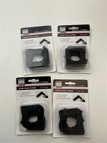 Screen Tight — Coins de cadre pour moustiquaire – lot de 4