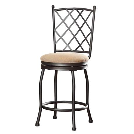 LIRE DESCRIPTION - Tabouret de comptoir HomePop Tristan