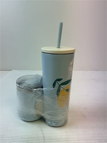 Lot de bouteilles et verres