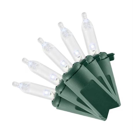 Guirlande mini LED blanc froid 100 lumières