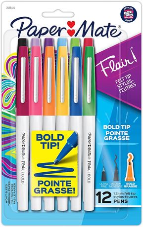 Crayons feutre Paper Mate Flair (12)