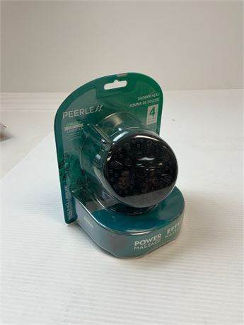 Pommeau de douche Peerless 4 réglages noir mat
