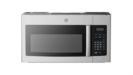VOIR PHOTOS - Micro-ondes GE 1,6 pi³ au-dessus de la cuisinière