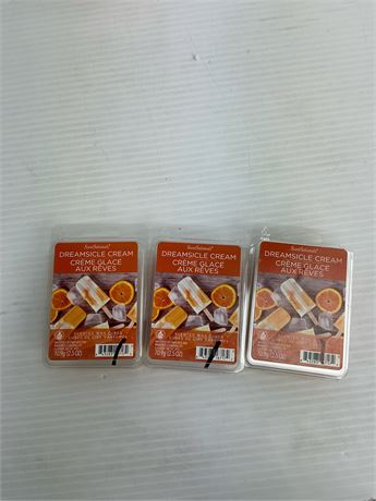 Cubes de cire parfumée, ensemble de 3